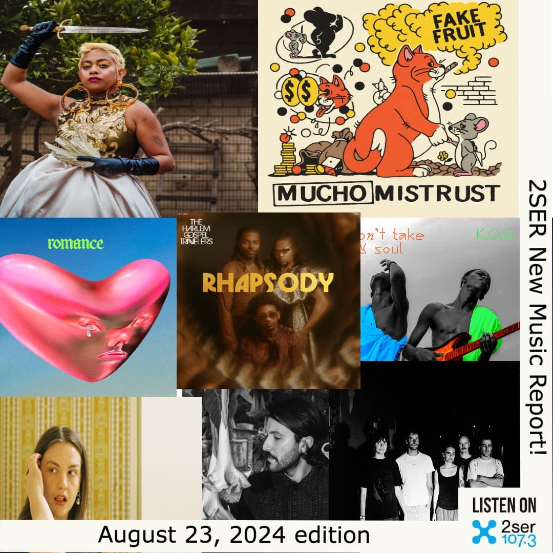 2SER New Music Report! (August 23, 2024 edition)