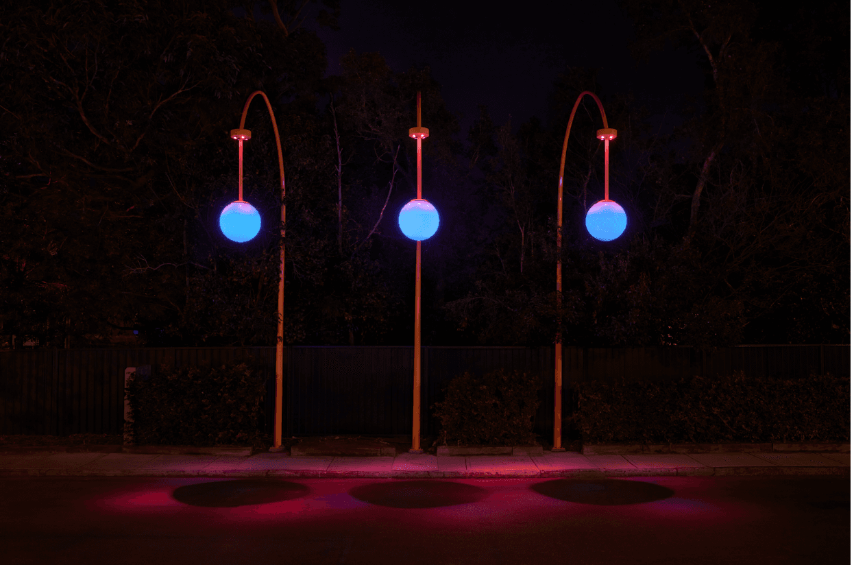 Lunar Sway: art installation in Randwick laneways