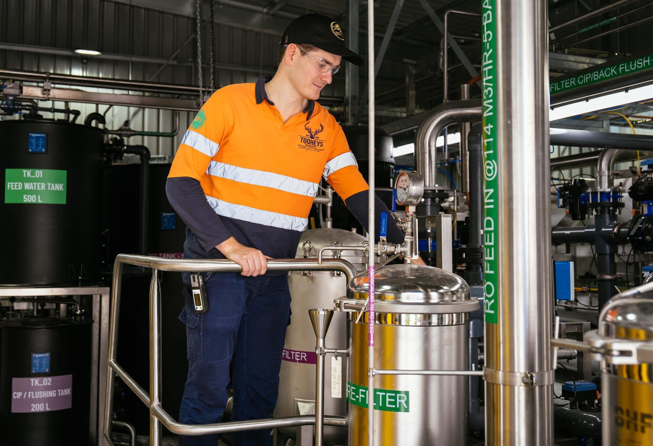 40 percent of water saved by reverse osmosis at Tooheys