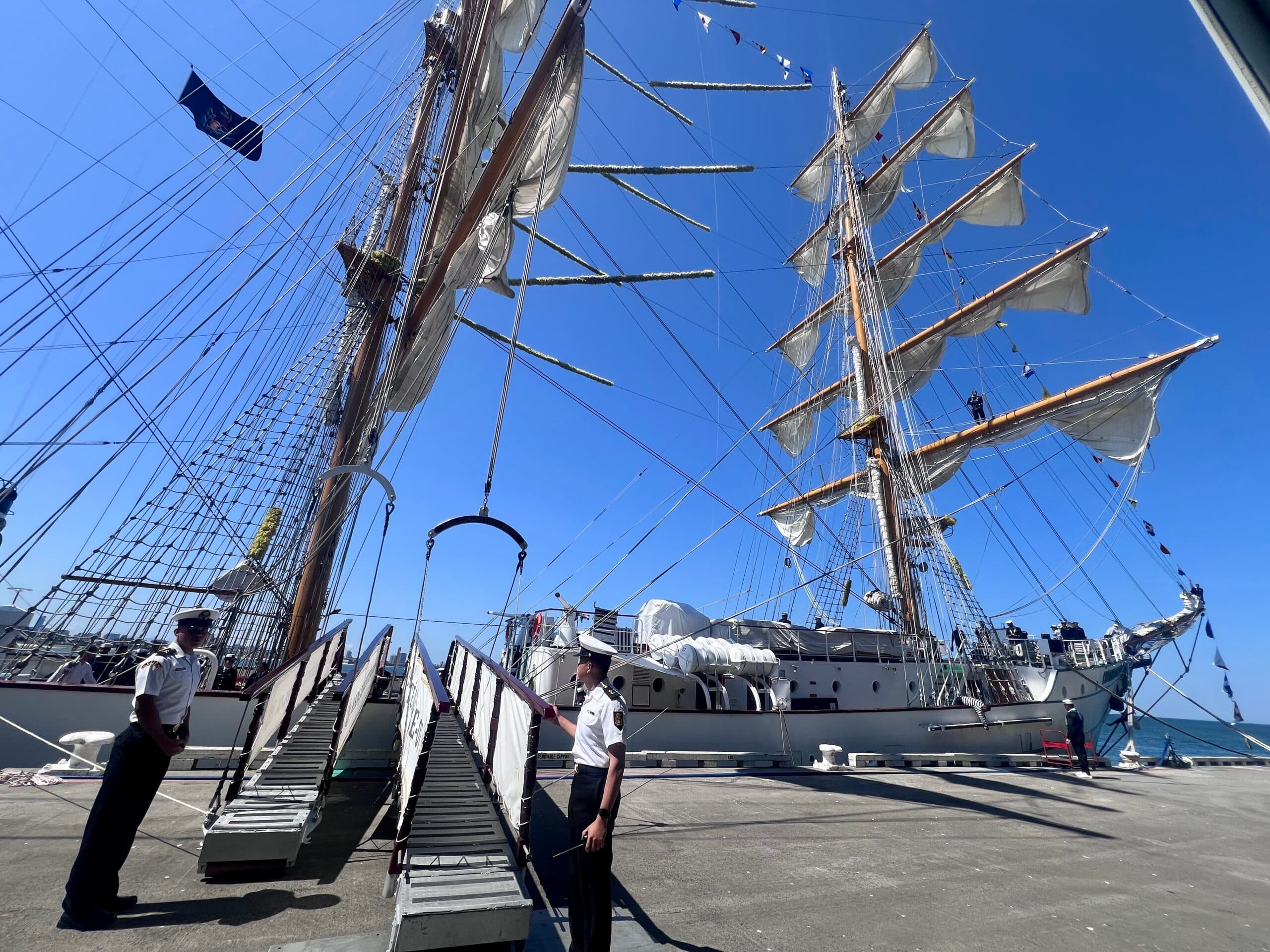 Famed Mexican Navy ship graces Australian shores