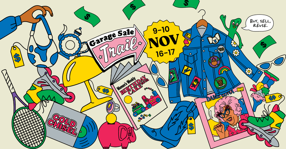 Don’t dump it! the Garage Sale Trail’s coming up!