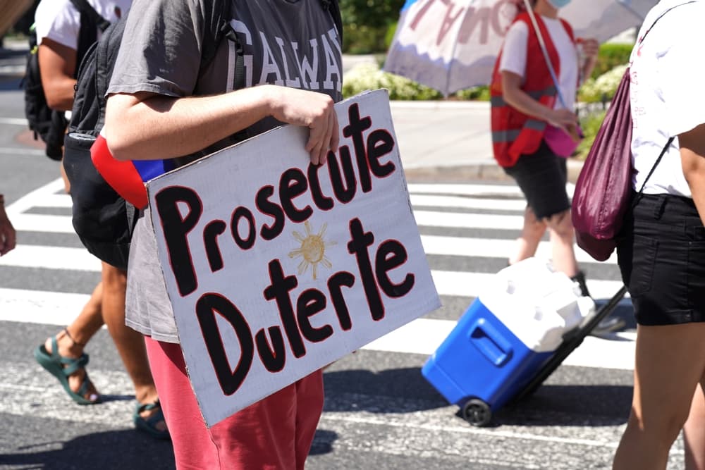 Former President Duterte whisked away to the Hague to stand trial