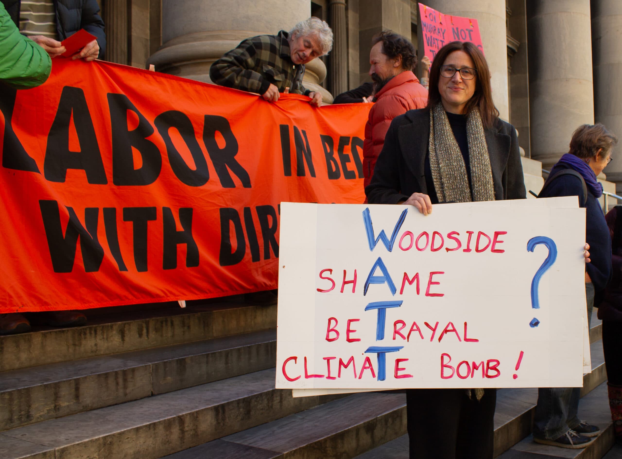 Protests across Australia against Woodside’s gas extension
