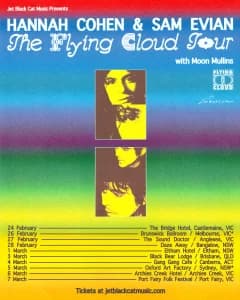 Hannah Cohen and Sam Evian (USA) ‘The Flying Cloud Tour’