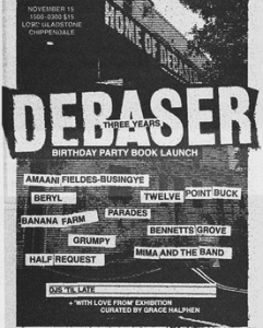 Debasers 3-year anniversary